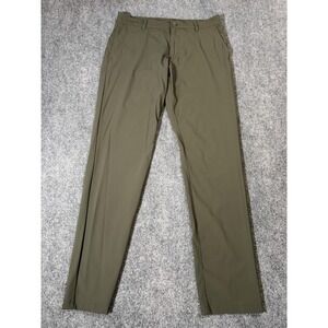 Rhone Pants Mens 32x31 Green Performance Stretch Chino Golf Travel Casual